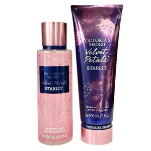 Victoria's‎ Secret Velvet Petal Starlit Fragrance Mist & Lotion Set NEW